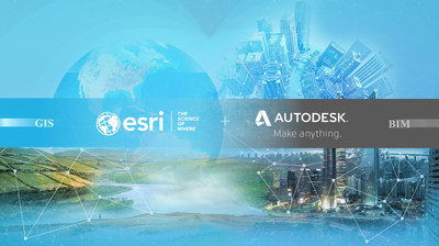 Autodesk and Esri announce the start of a new relationship to build a bridge between BIM and GIS mapping technologies.
