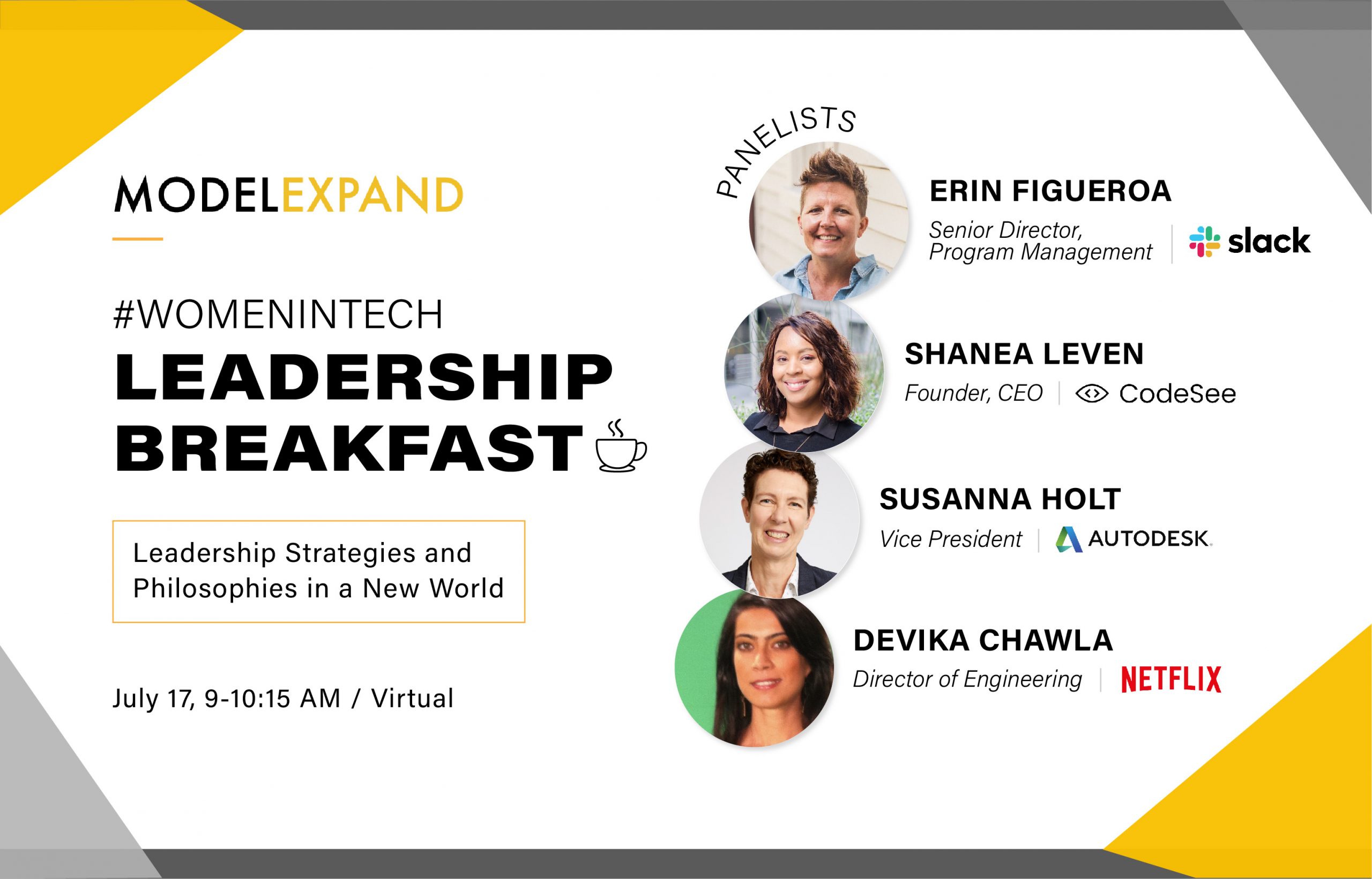 #WomenInTech Leadership Breakfast: Leadership Strategies and Philosophies in a New World