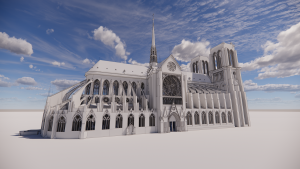 3d model for the restoration of Notre-Dame Cathedral