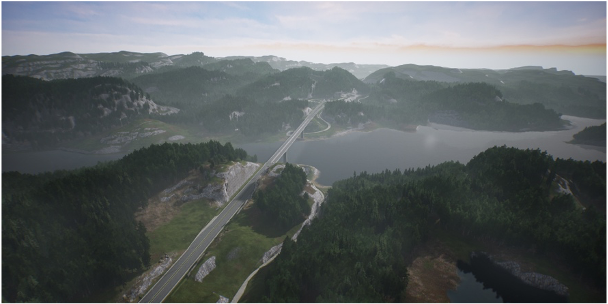 Trysfjord bridge highway expansion project in Western Norway.