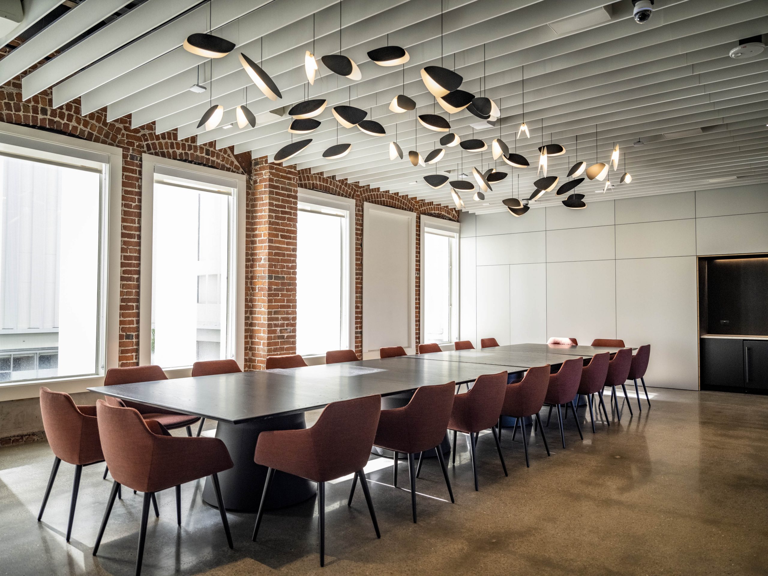 Conference room at the Autodesk Gallery.