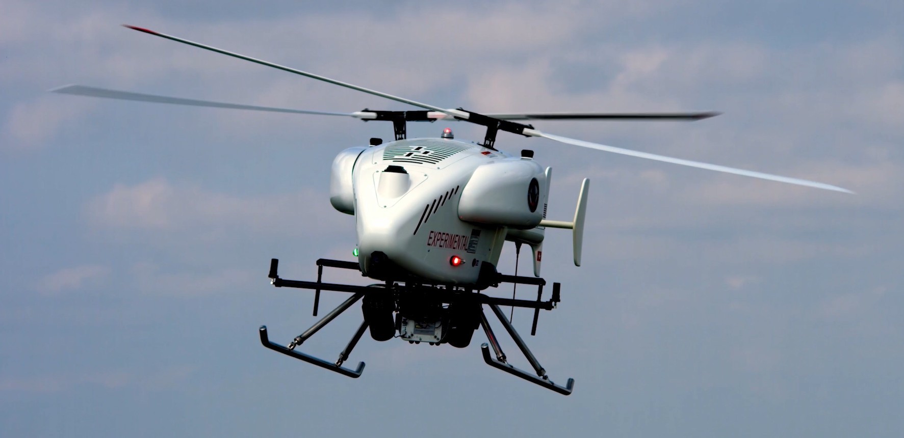 a drone flying in the air