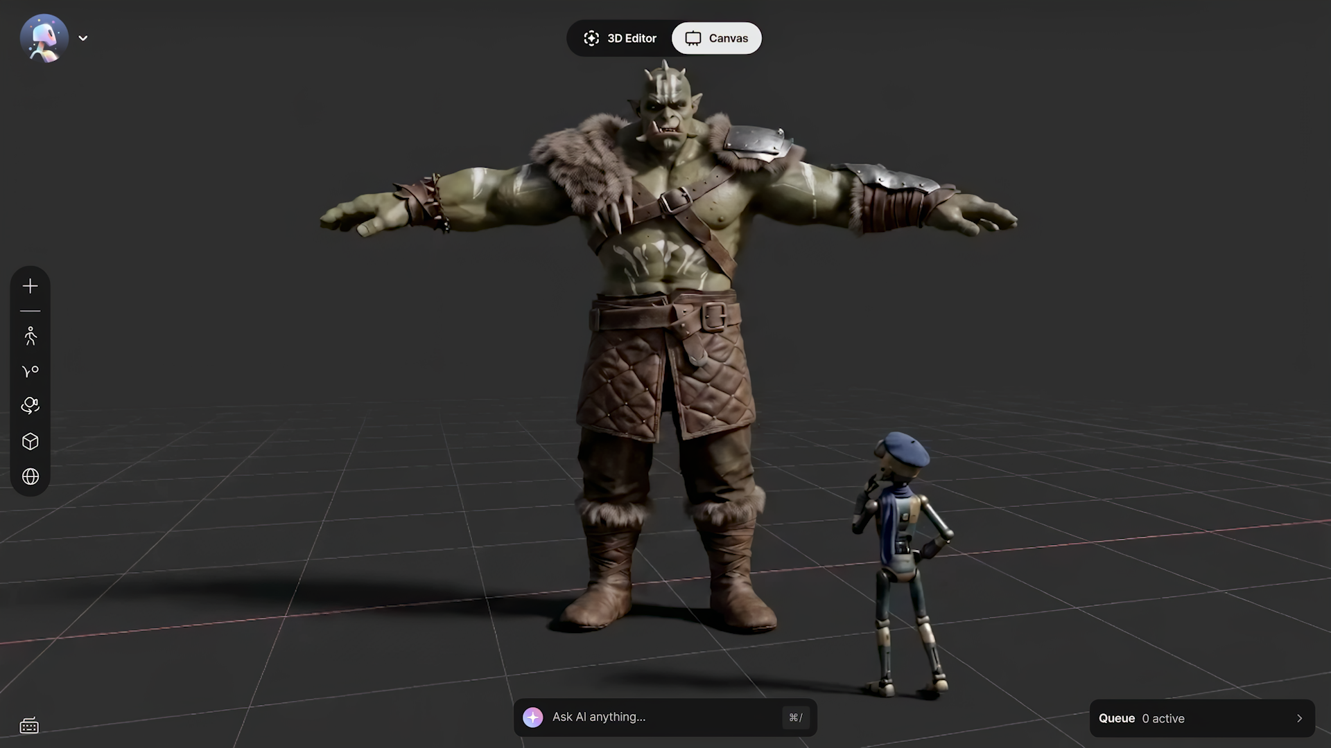 in-software image of an ogre character
