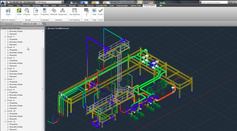 Project Dalton AutoCAD Plant 3D plugin